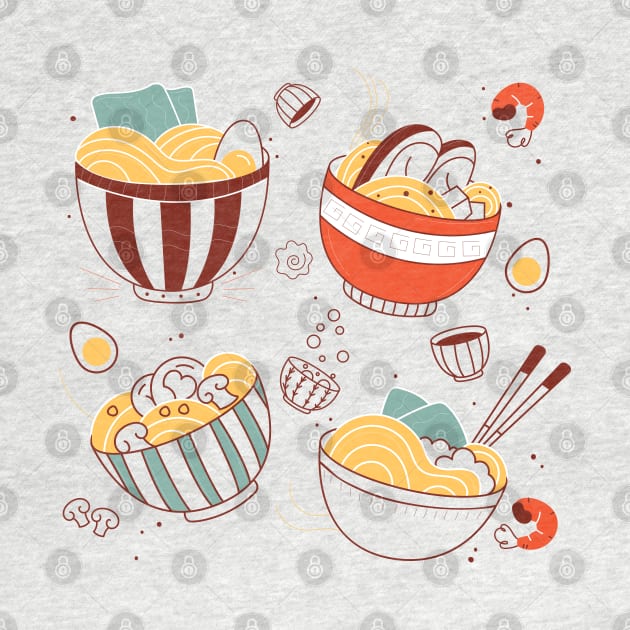 Ramen Bowls by Mako Design 